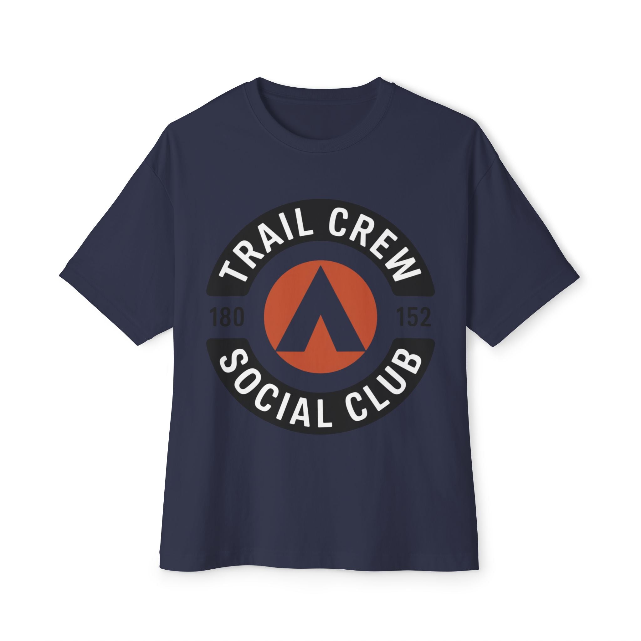 Trail Crew Social Club T-Shirt | Hiking Patch Logo Tee