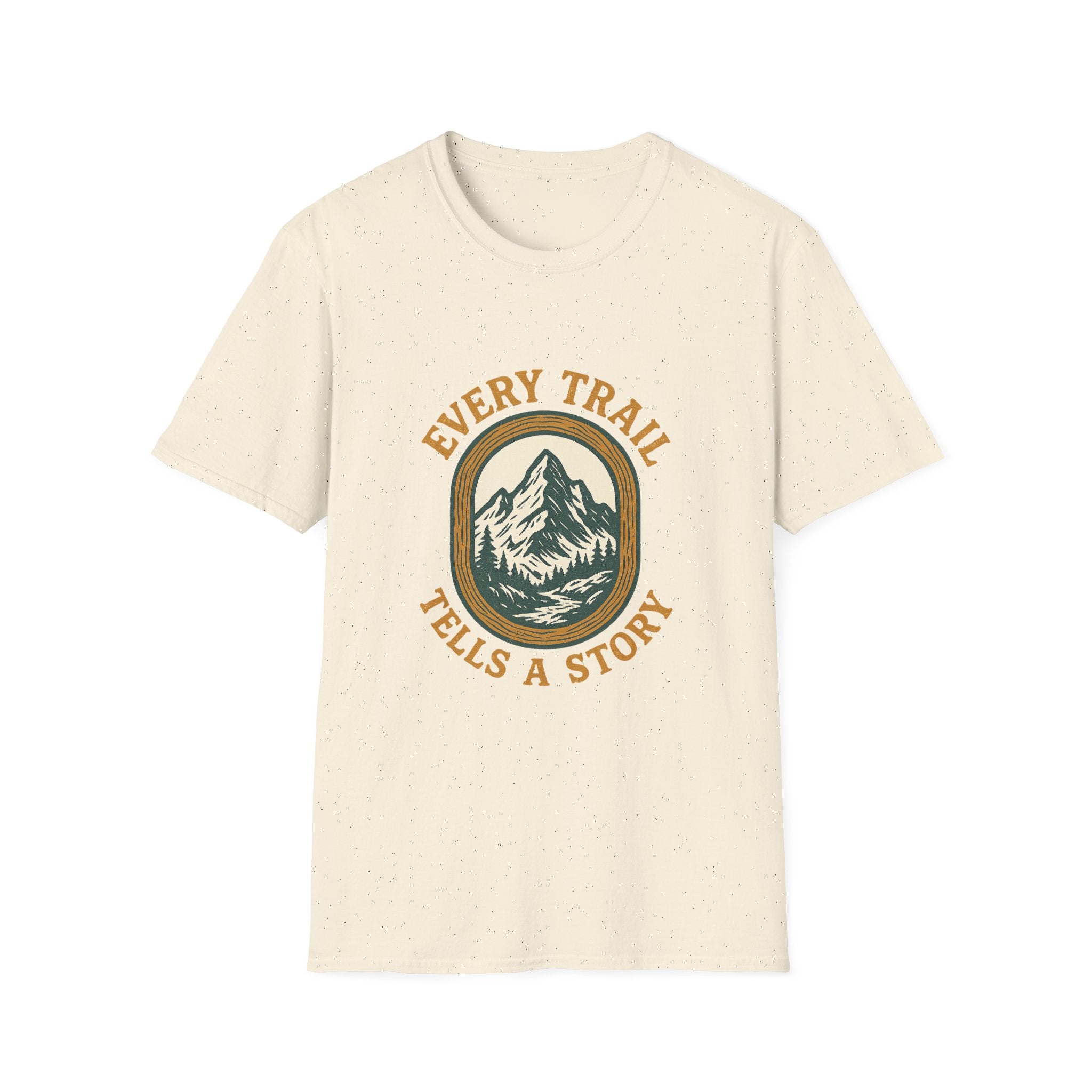 Every Trail Tells a Story T-Shirt | Mountain Hiking Graphic Tee