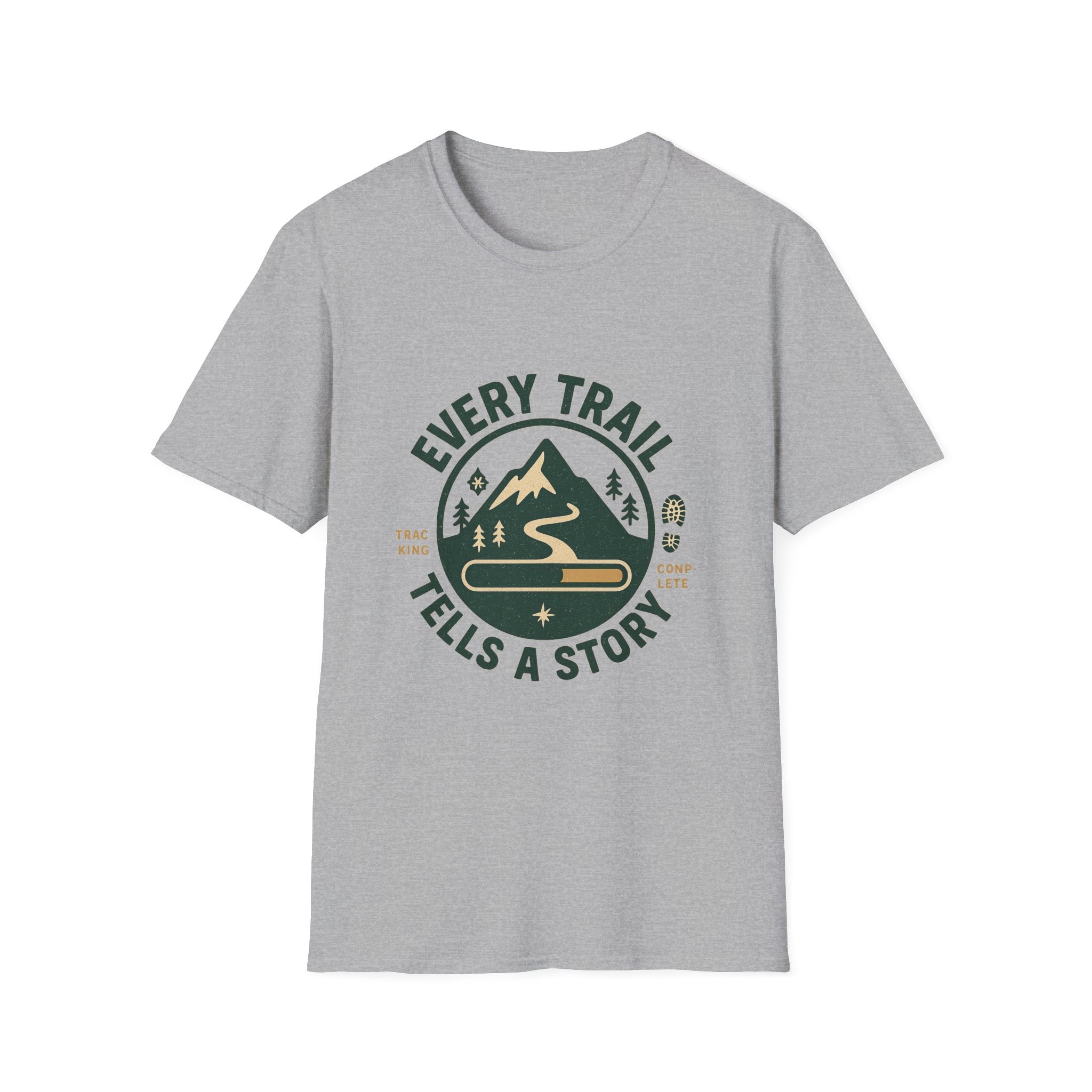 Every Trail Tells a Story T-Shirt | Mountain Hiking Outdoor Tee