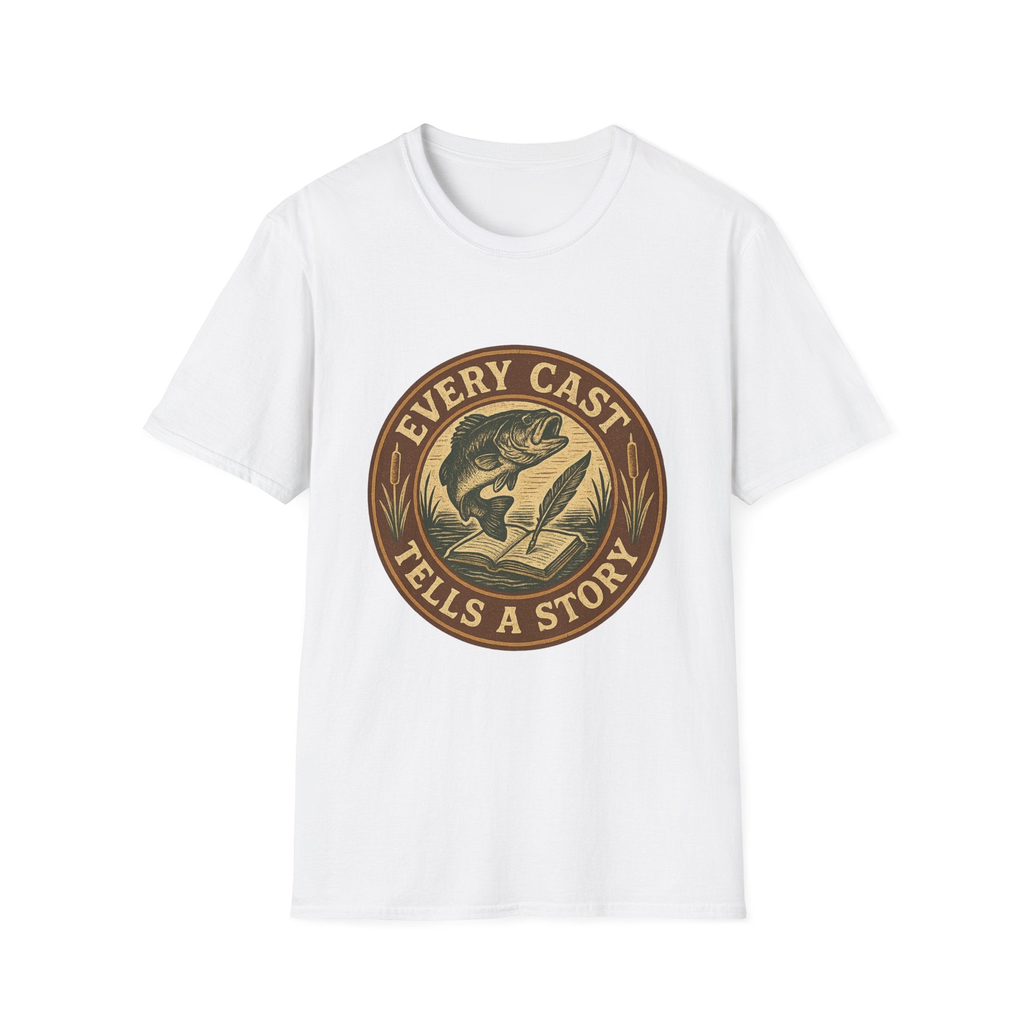 Every Cast Tells a Story Fishing Shirt | Bass Angler Tee