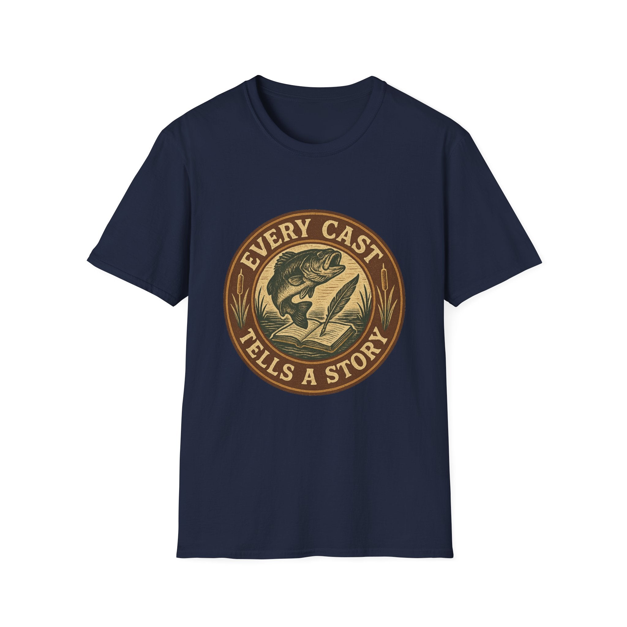 Every Cast Tells a Story Fishing Shirt | Bass Angler Tee
