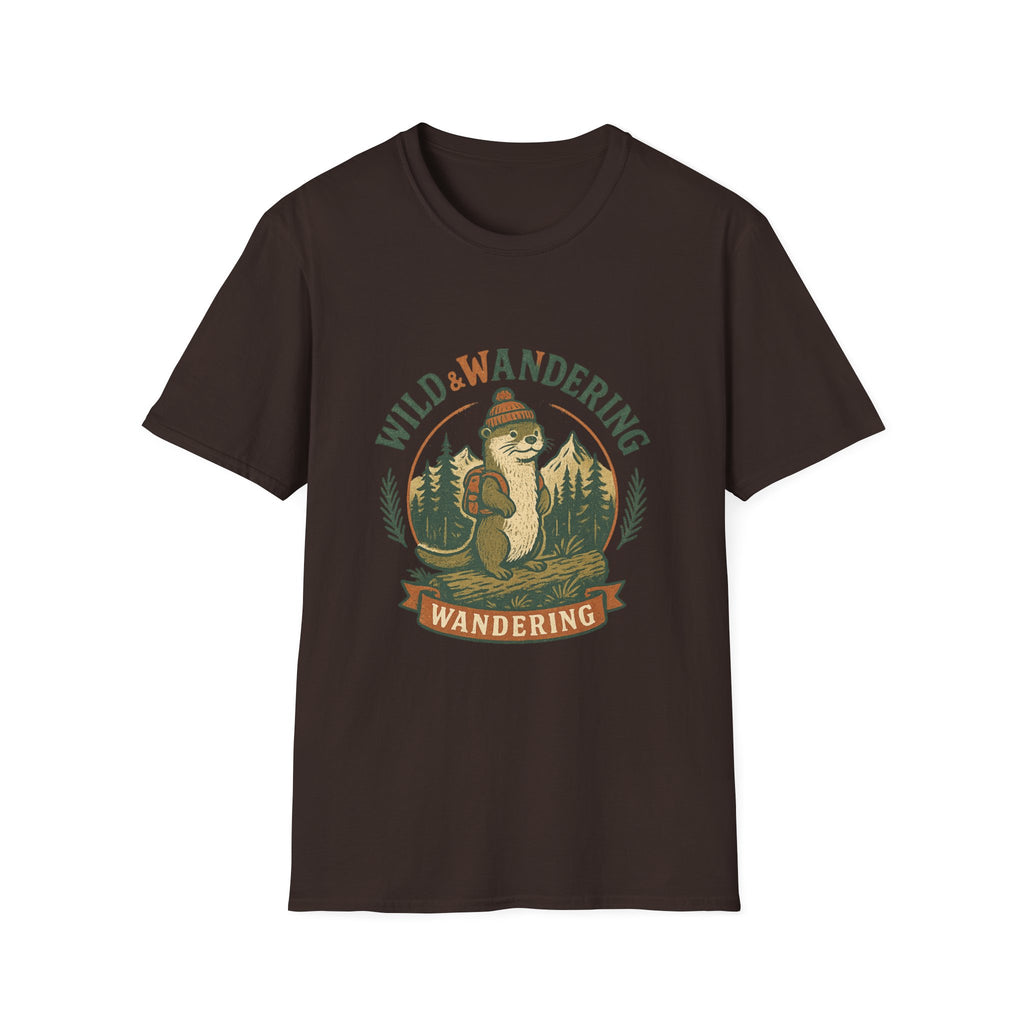 Wild & Wandering Otter tee | T-Shirt, Adventure Nature Graphic