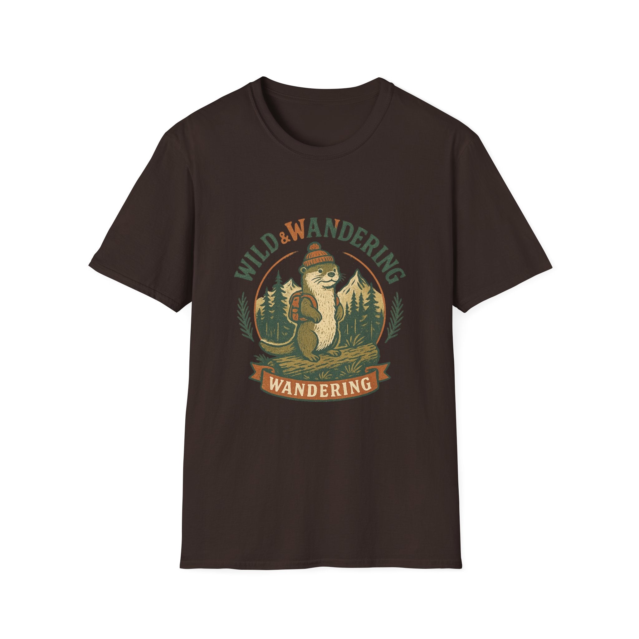 Wild & Wandering Otter tee | T-Shirt, Adventure Nature Graphic