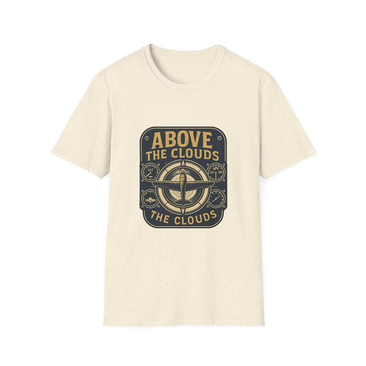 Above the Clouds compass graphic T-Shirt | Aviation travel shirt | SummitPine