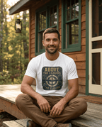 Above the Clouds compass graphic T-Shirt | Aviation travel shirt | SummitPine