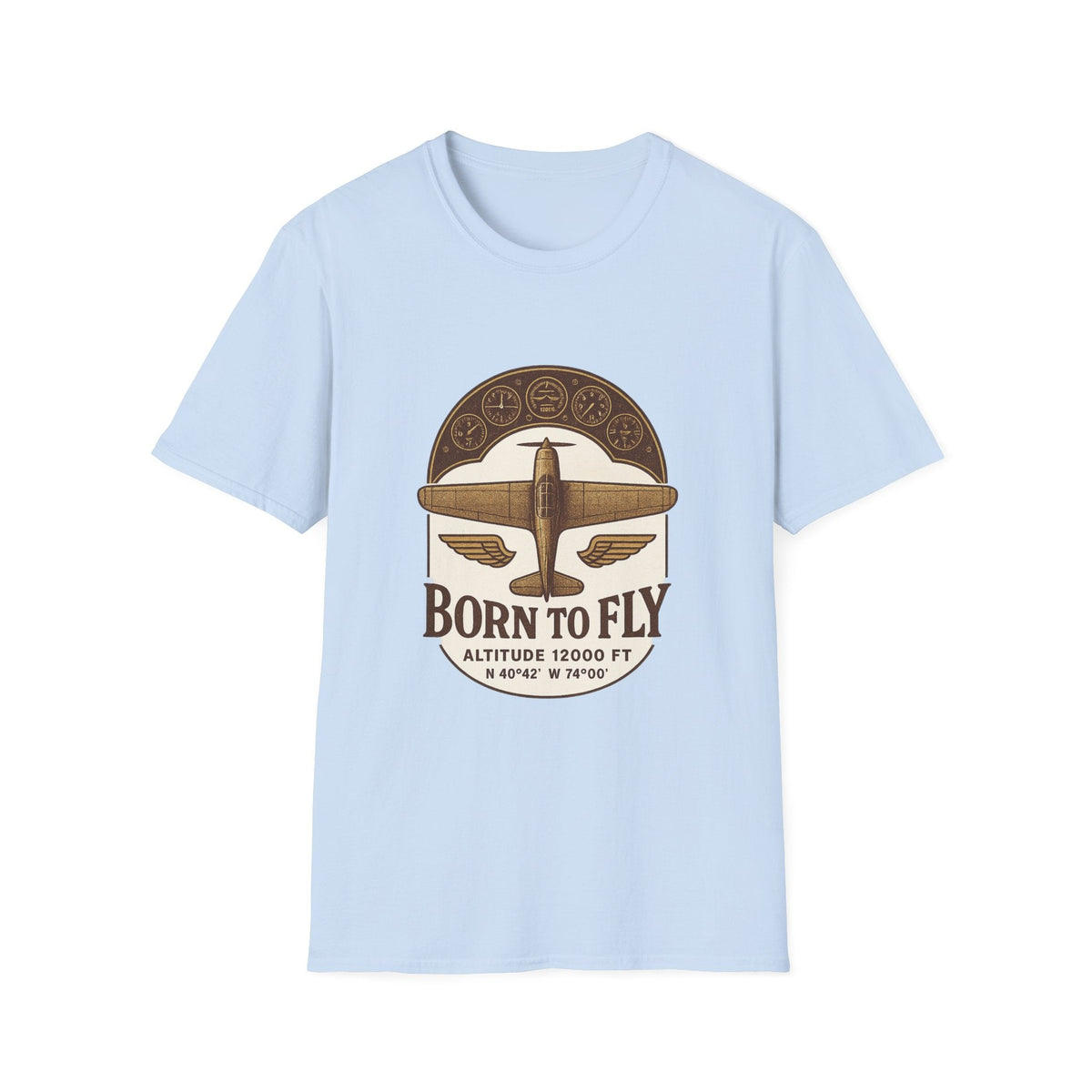 Born to Fly airplane shirt | Pilot vintage plane t-shirt | SummitPine