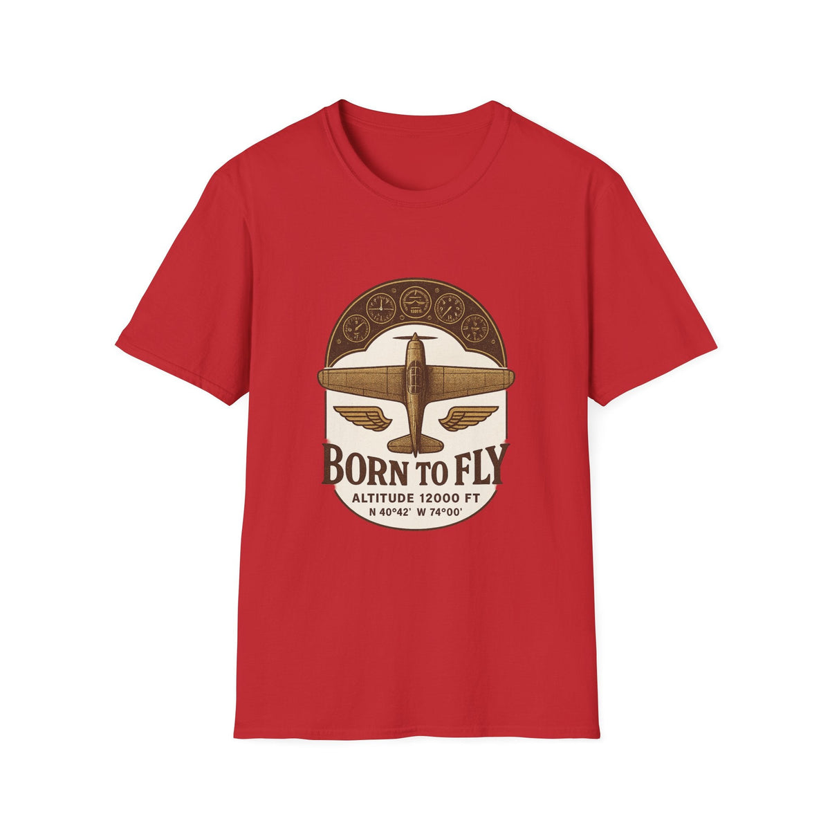 Born to Fly airplane shirt | Pilot vintage plane t-shirt | SummitPine