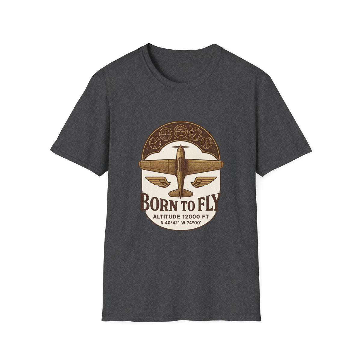 Born to Fly airplane shirt | Pilot vintage plane t-shirt | SummitPine