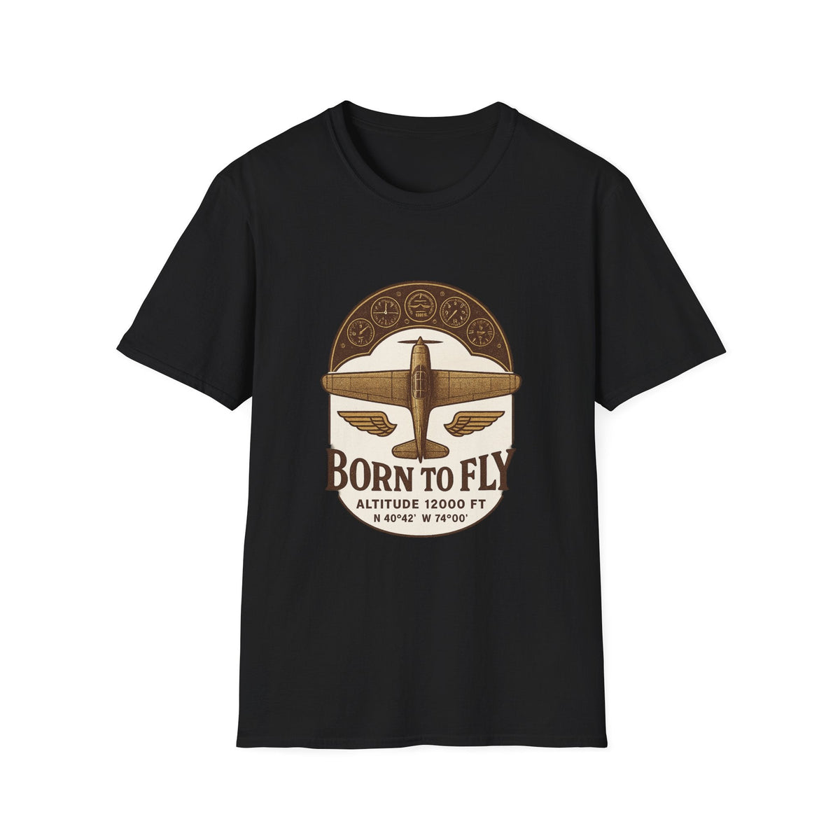 Born to Fly airplane shirt | Pilot vintage plane t-shirt | SummitPine