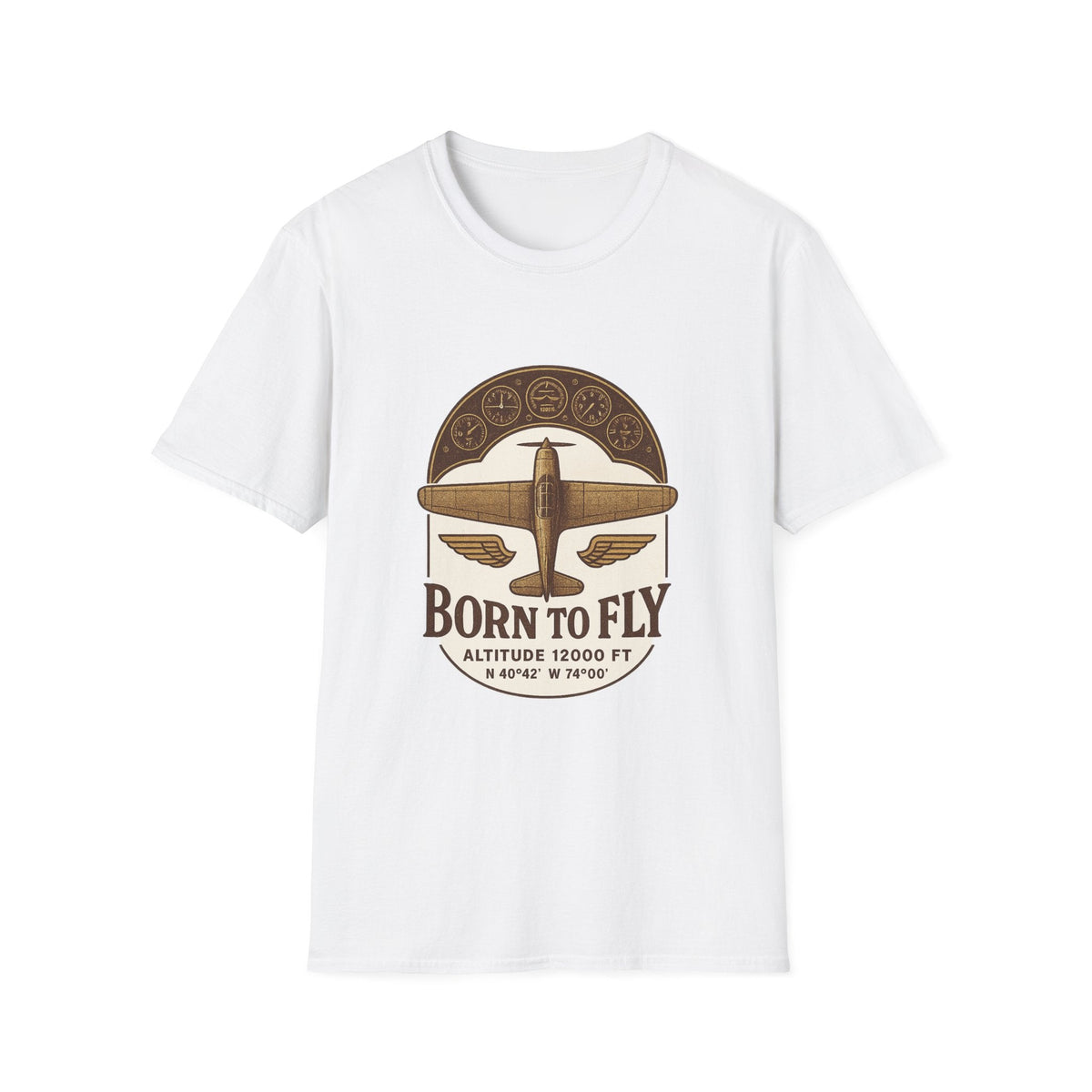 Born to Fly airplane shirt | Pilot vintage plane t-shirt | SummitPine