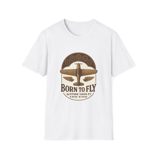 Born to Fly airplane shirt | Pilot vintage plane t-shirt | SummitPine