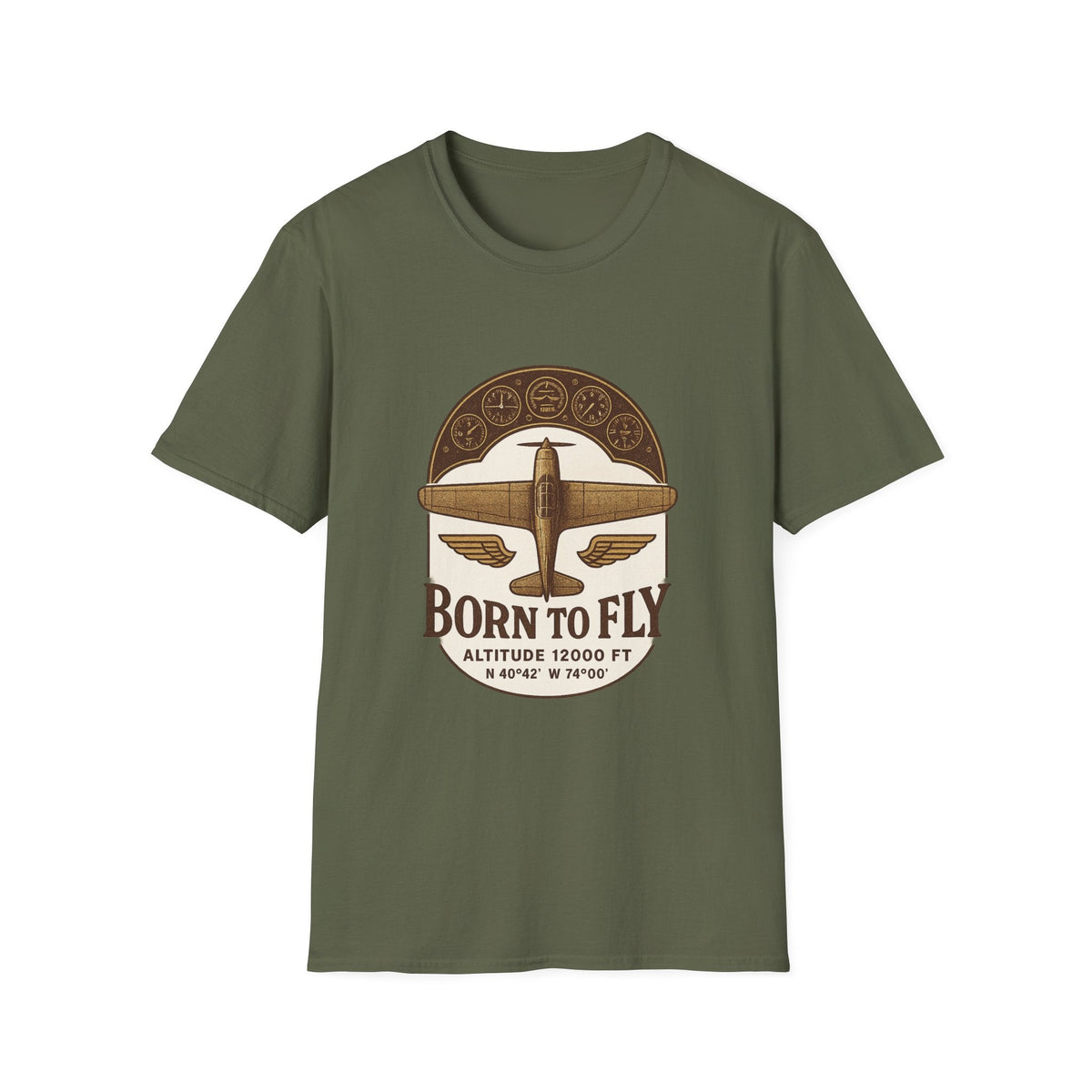 Born to Fly airplane shirt | Pilot vintage plane t-shirt | SummitPine