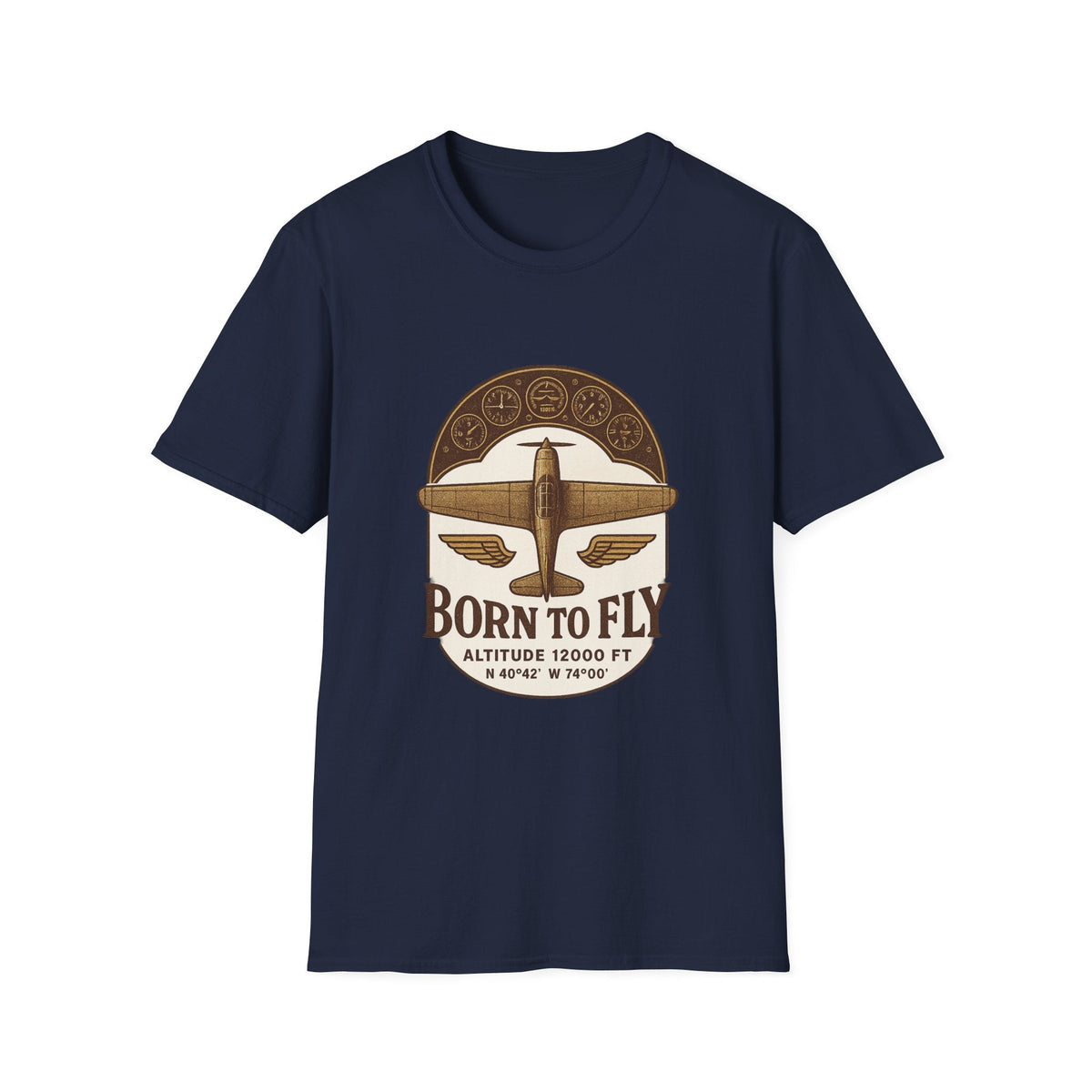 Born to Fly airplane shirt | Pilot vintage plane t-shirt | SummitPine
