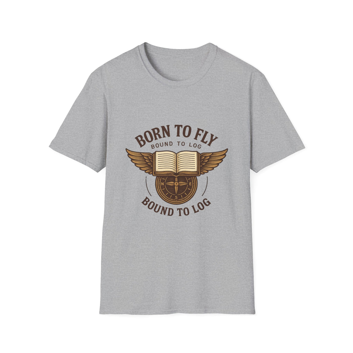 Born to Fly Book Wings T-Shirt | Literary Pilot Shirt | SummitPine