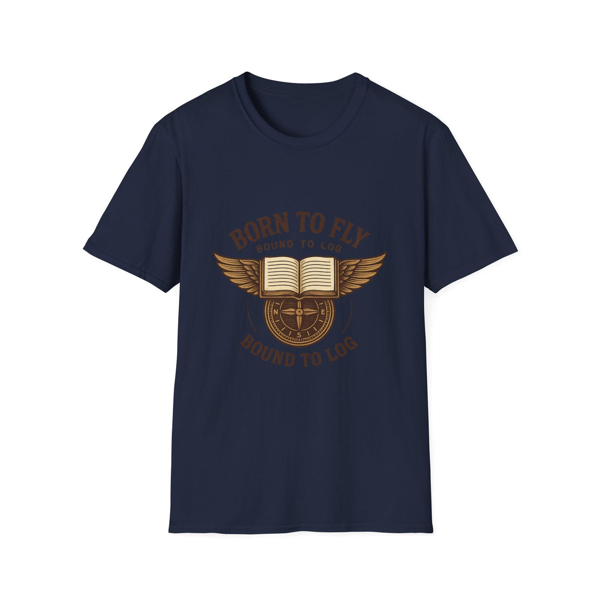 Born to Fly Book Wings T-Shirt | Literary Pilot Shirt | SummitPine