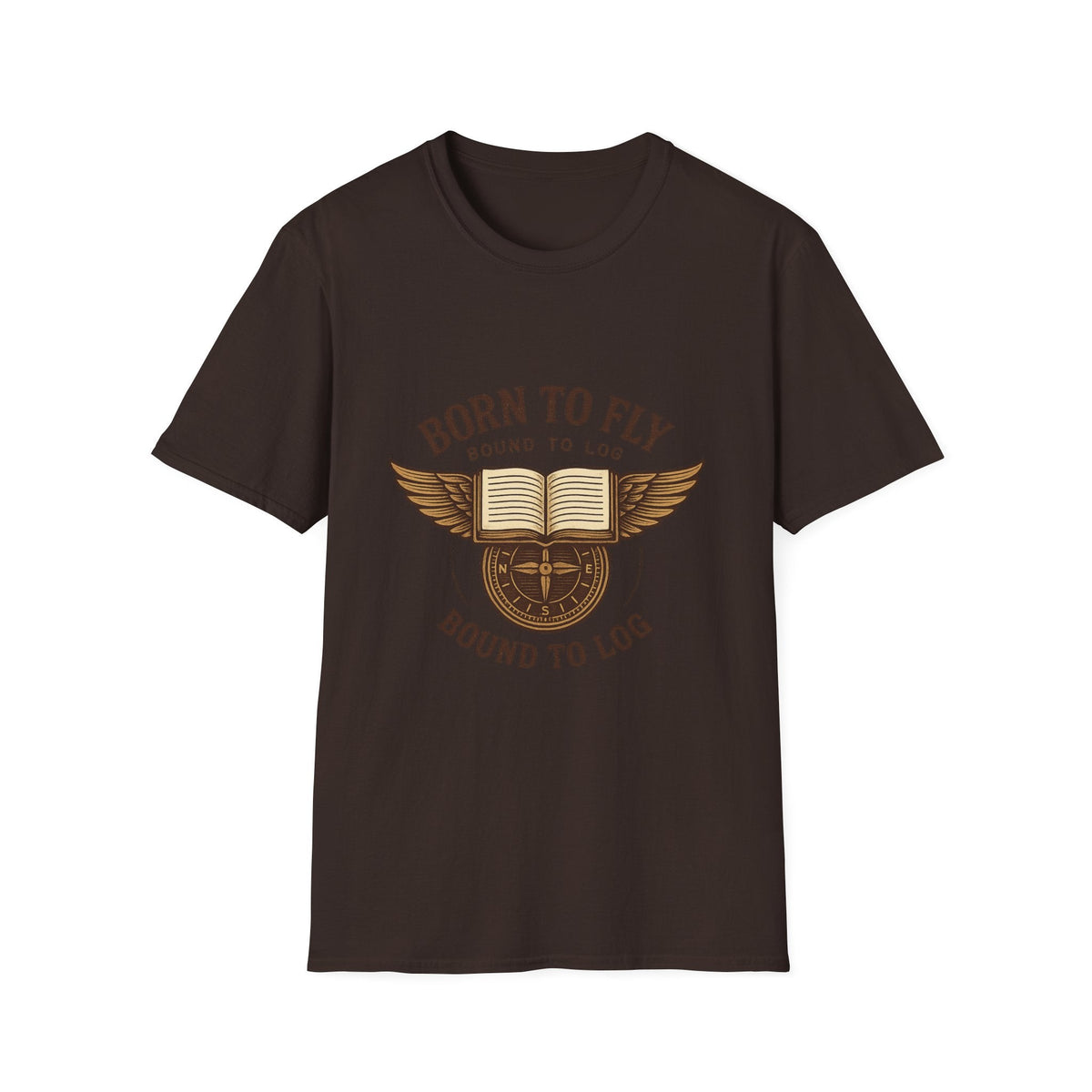 Born to Fly Book Wings T-Shirt | Literary Pilot Shirt | SummitPine