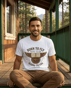 Born to Fly Book Wings T-Shirt | Literary Pilot Shirt | SummitPine
