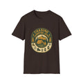 Chasing Campfire Skies T-Shirt | Mountain Camping Badge | SummitPine