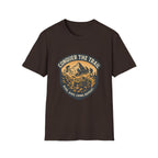 Conquer the Trail Mountain Bike & Hike T-Shirt | Outdoor Adventure Tee | SummitPine