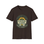 Cousin Camp Graphic T-Shirt | Family Camping Badge, Pine Tree Design | SummitPine