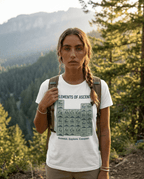 Elements of Ascent T-Shirt | Climbing Periodic Table Rock Climber Tee | SummitPine