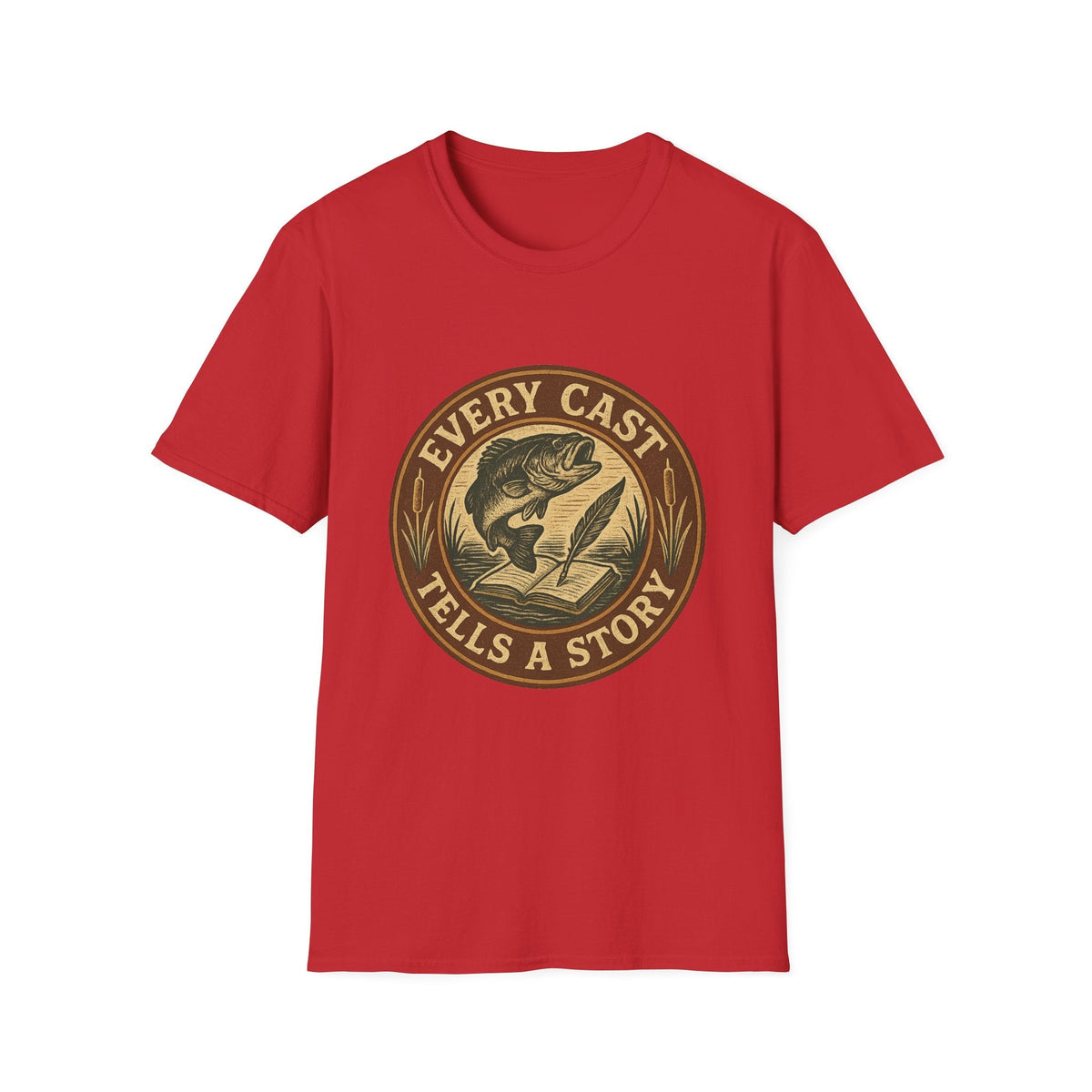 Every Cast Tells a Story Fishing Shirt | Bass Angler Tee | SummitPine