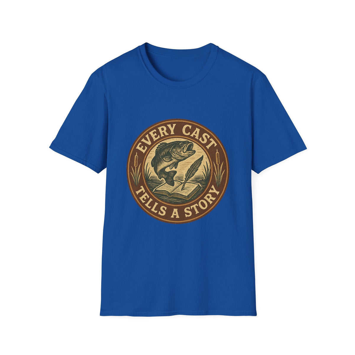 Every Cast Tells a Story Fishing Shirt | Bass Angler Tee | SummitPine