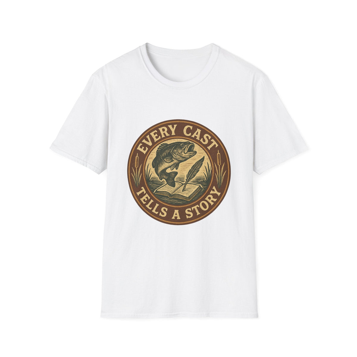 Every Cast Tells a Story Fishing Shirt | Bass Angler Tee | SummitPine