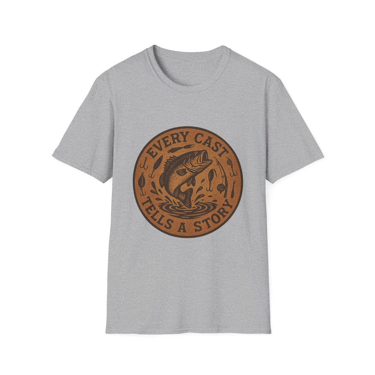 Every Cast Tells a Story Fishing T-Shirt | Bass Illustration, Outdoor Angler Tee | SummitPine