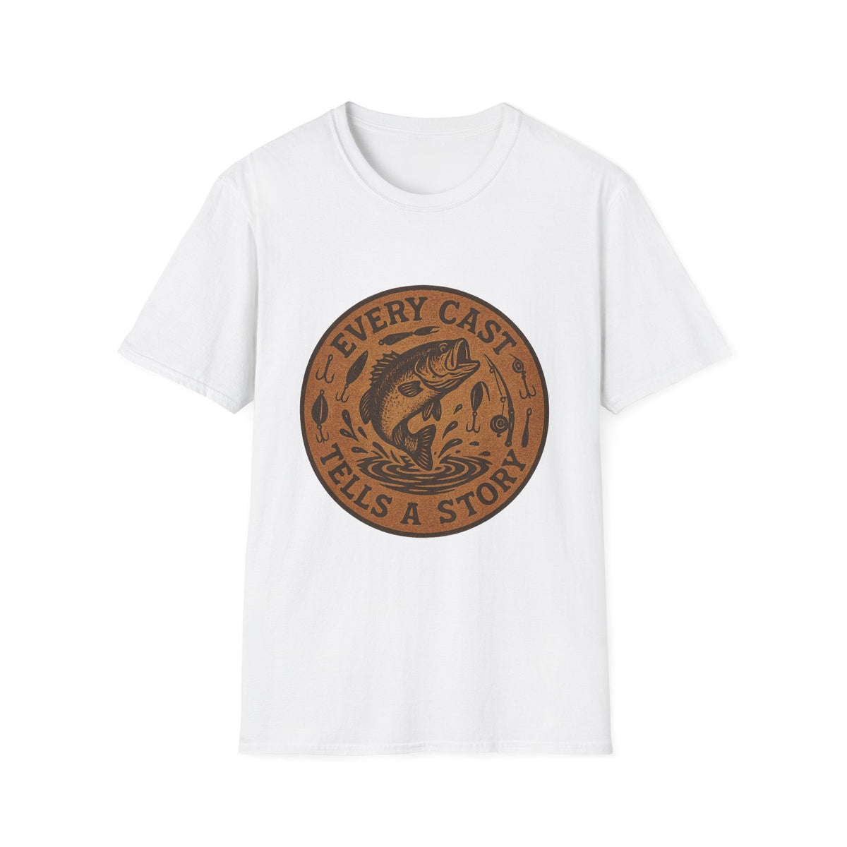 Every Cast Tells a Story Fishing T-Shirt | Bass Illustration, Outdoor Angler Tee | SummitPine