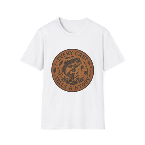Every Cast Tells a Story Fishing T-Shirt | Bass Illustration, Outdoor Angler Tee | SummitPine