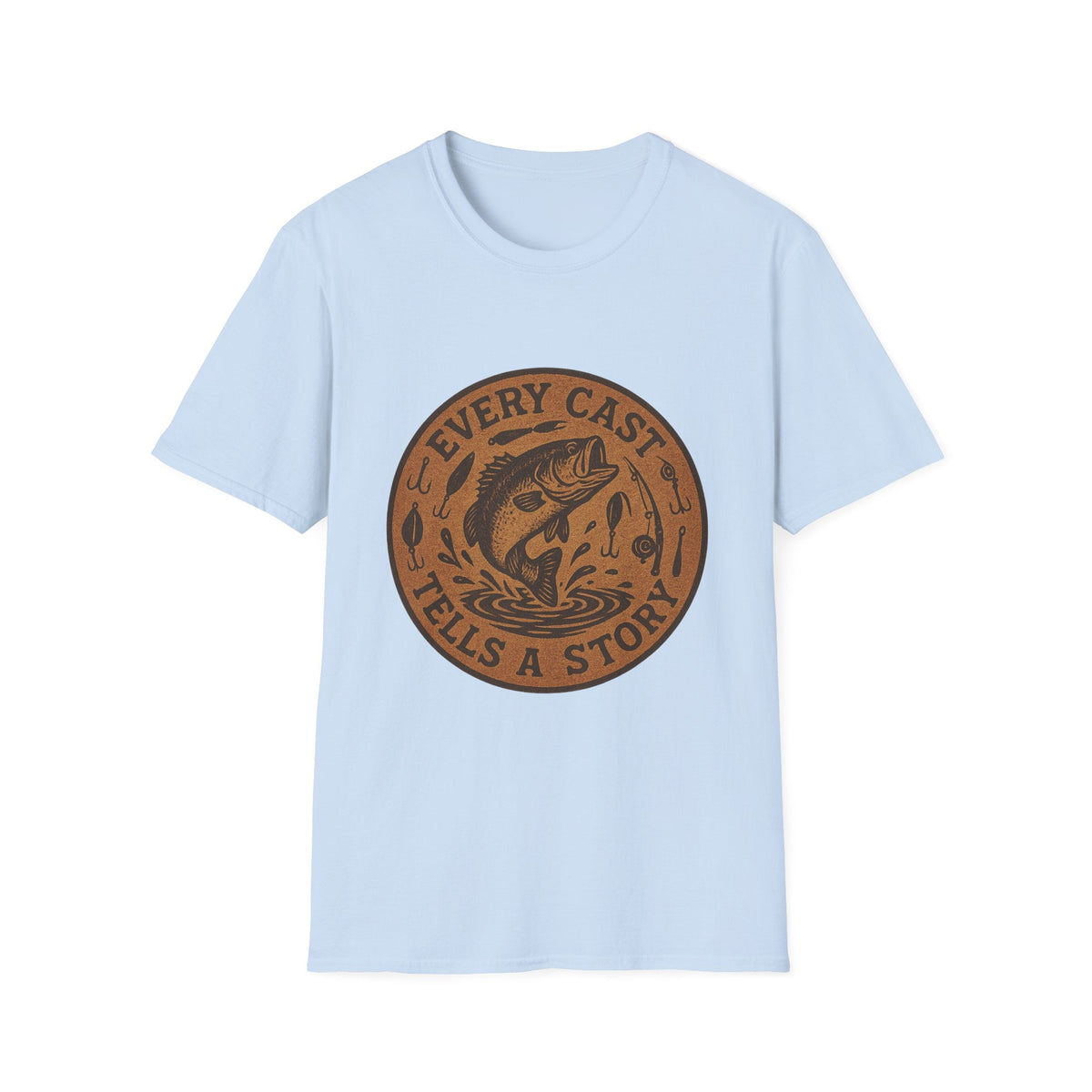 Every Cast Tells a Story Fishing T-Shirt | Bass Illustration, Outdoor Angler Tee | SummitPine