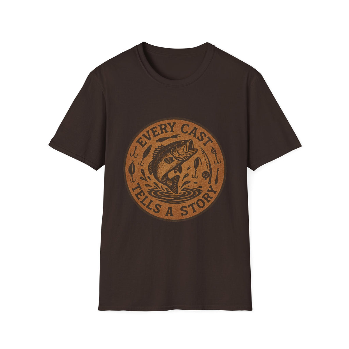 Every Cast Tells a Story Fishing T-Shirt | Bass Illustration, Outdoor Angler Tee | SummitPine