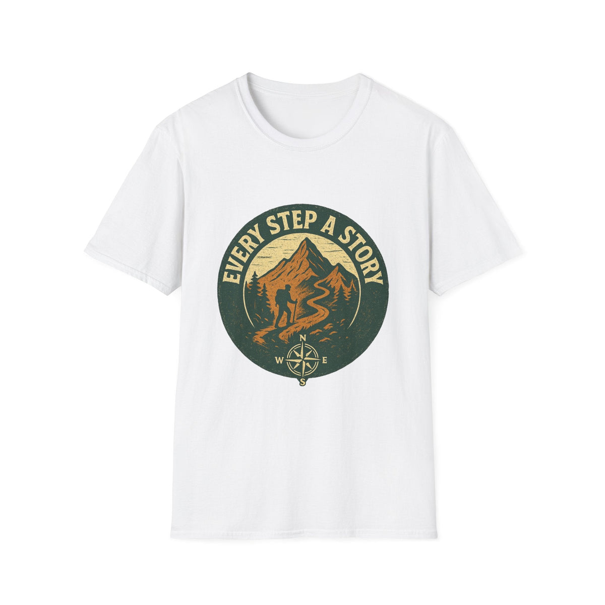 Every Step A Story T-Shirt | Mountain Hiking Trail Graphic | SummitPine