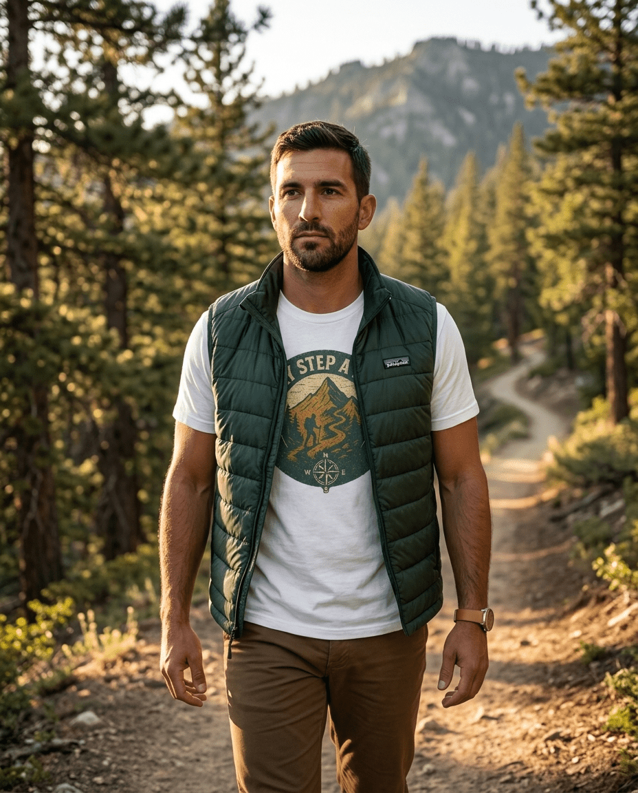 Every Step A Story T-Shirt | Mountain Hiking Trail Graphic | SummitPine