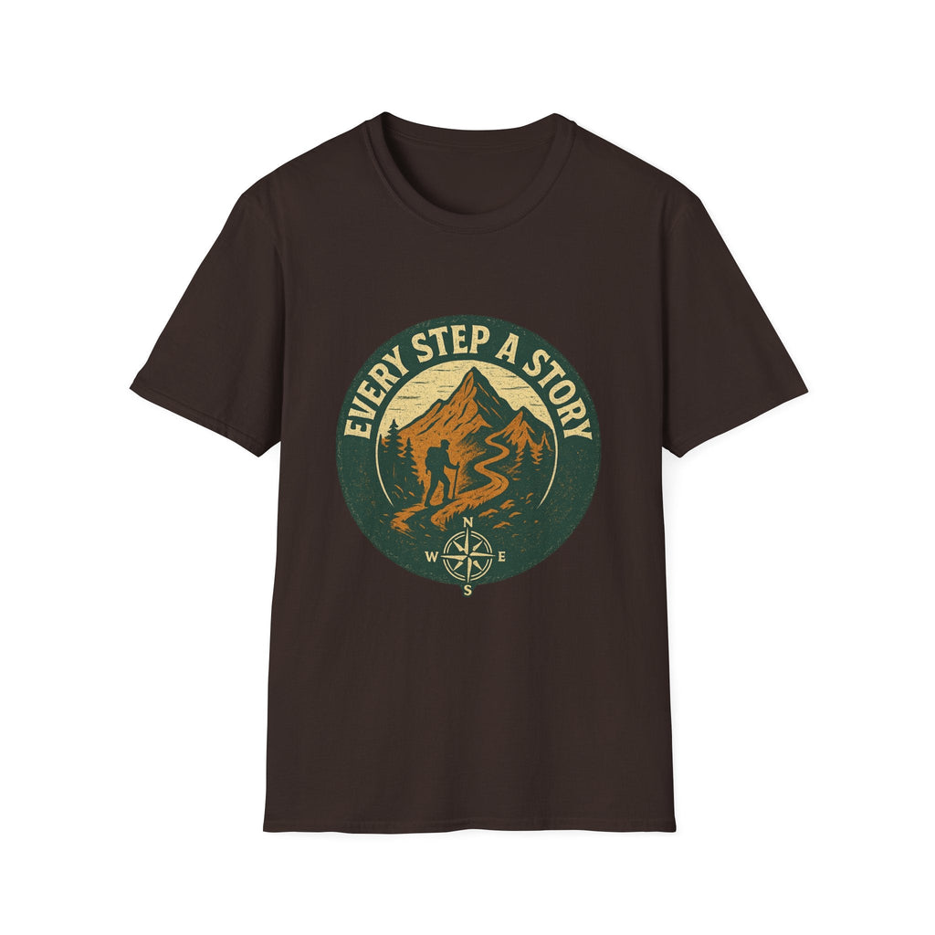 Every Step A Story T-Shirt | Mountain Hiking Trail Graphic | SummitPine