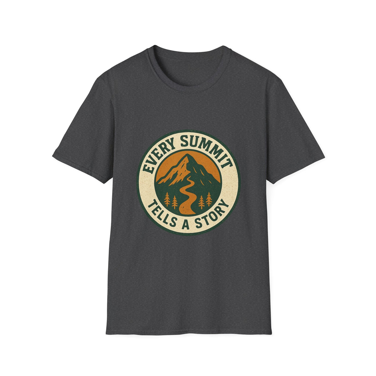 Every Summit Tells a Story T-Shirt | Mountain Adventure Badge | SummitPine