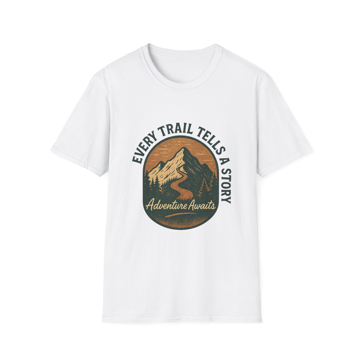 Every Trail Tells a Story Mountain Graphic Tee | Adventure Hiking Shirt | SummitPine