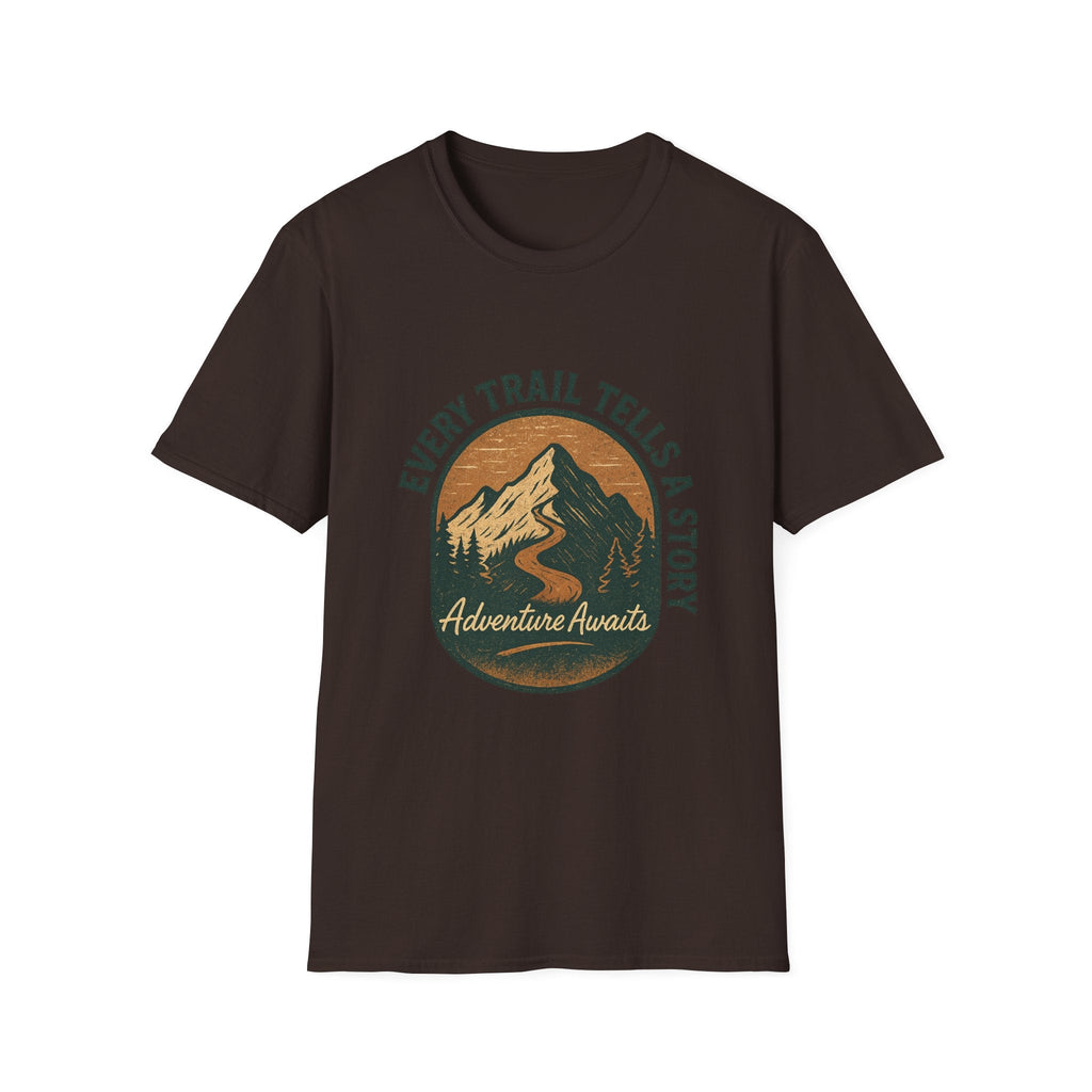 Every Trail Tells a Story Mountain Graphic Tee | Adventure Hiking Shirt | SummitPine