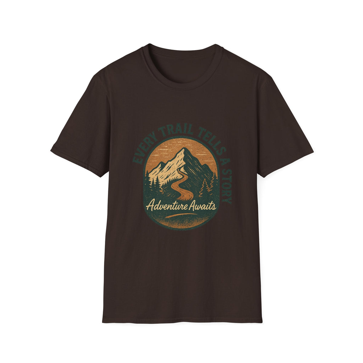 Every Trail Tells a Story Mountain Graphic Tee | Adventure Hiking Shirt | SummitPine