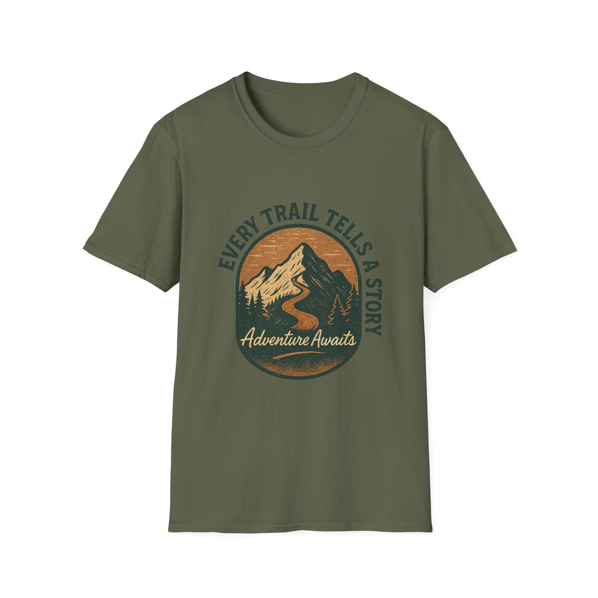 Every Trail Tells a Story Mountain Graphic Tee | Adventure Hiking Shirt | SummitPine