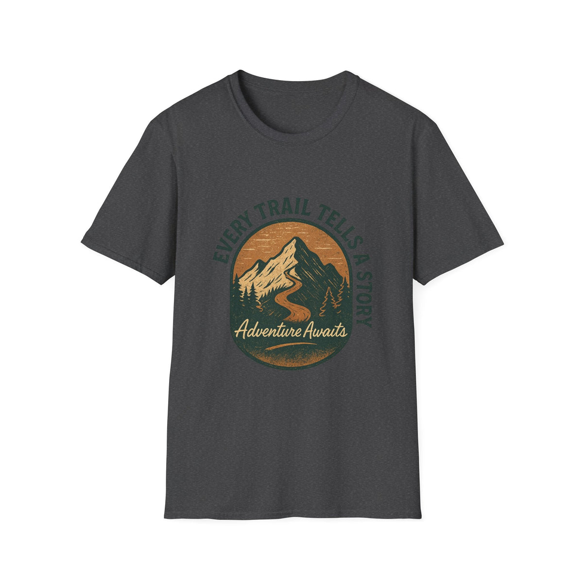 Every Trail Tells a Story Mountain Graphic Tee | Adventure Hiking Shirt | SummitPine