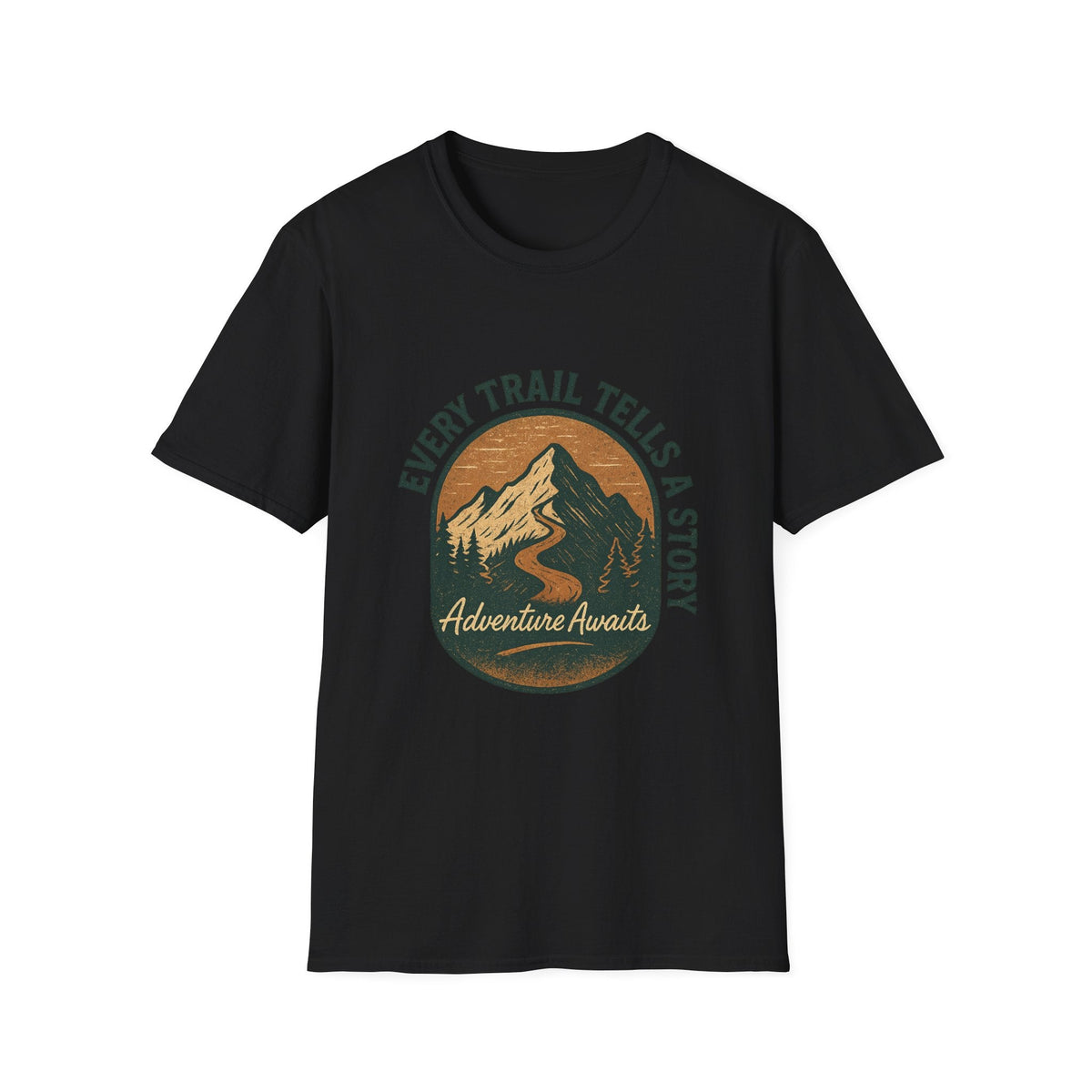 Every Trail Tells a Story Mountain Graphic Tee | Adventure Hiking Shirt | SummitPine