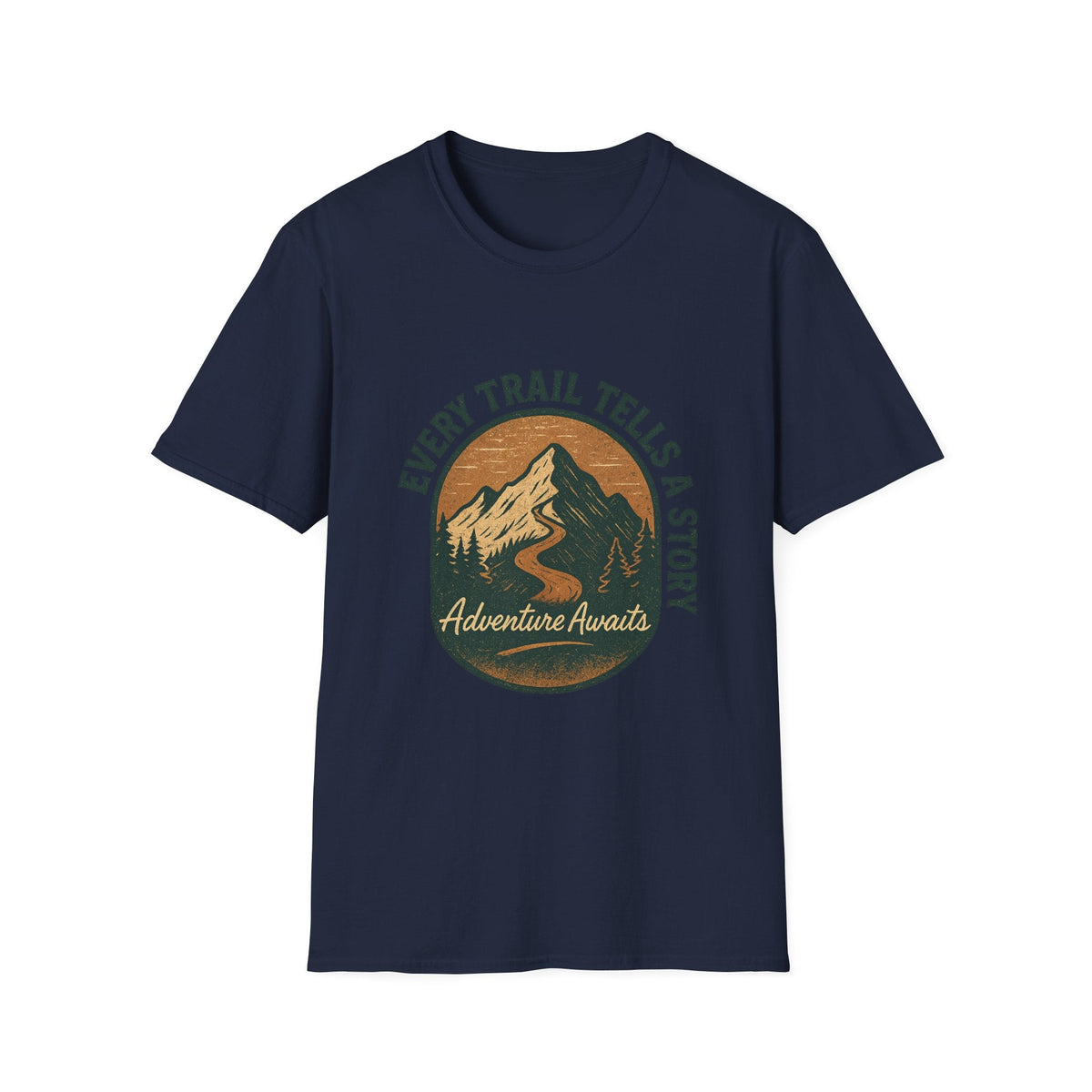 Every Trail Tells a Story Mountain Graphic Tee | Adventure Hiking Shirt | SummitPine