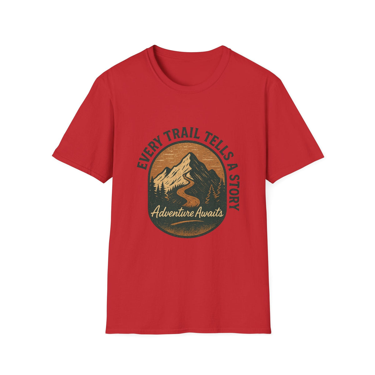 Every Trail Tells a Story Mountain Graphic Tee | Adventure Hiking Shirt | SummitPine