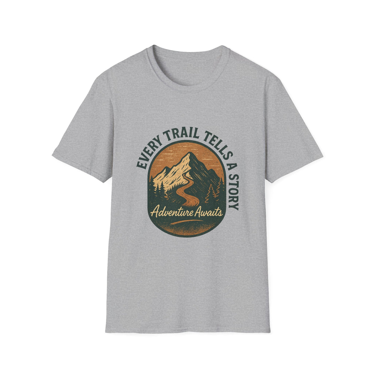 Every Trail Tells a Story Mountain Graphic Tee | Adventure Hiking Shirt | SummitPine