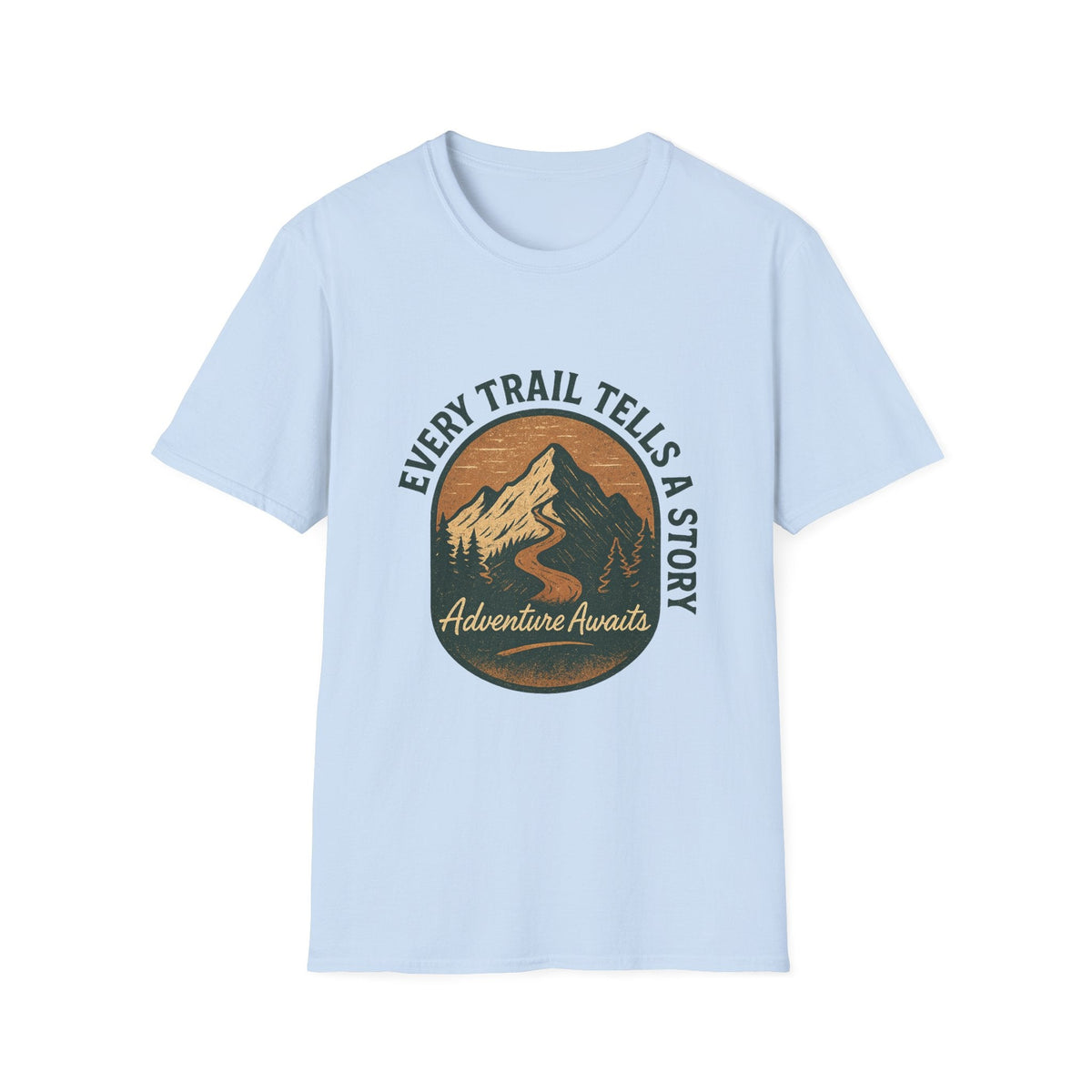 Every Trail Tells a Story Mountain Graphic Tee | Adventure Hiking Shirt | SummitPine