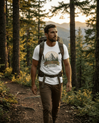 Every Trail Tells a Story Mountain T-Shirt | Hiking Adventure Graphic | SummitPine