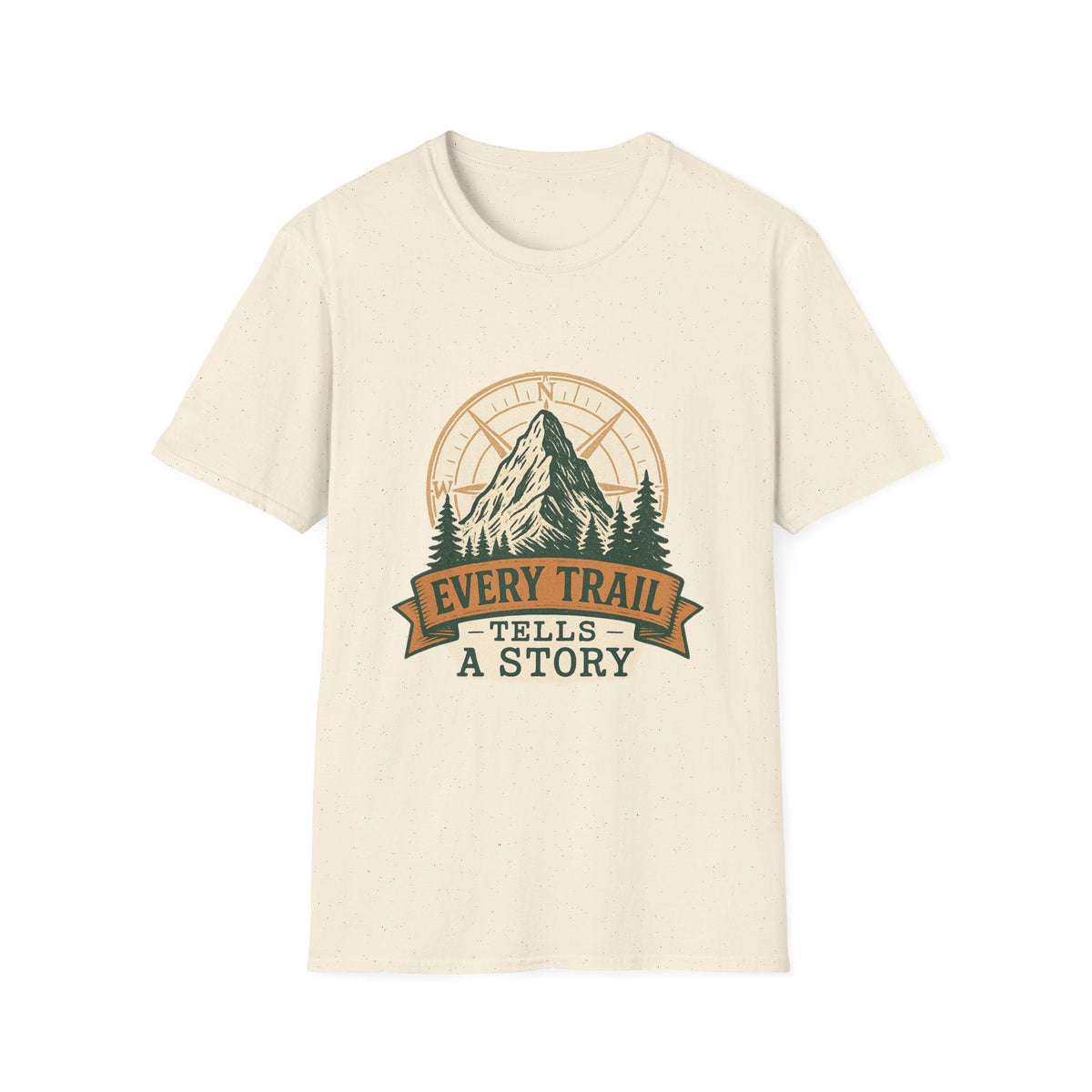 Every Trail Tells a Story Mountain T-Shirt | Hiking Adventure Graphic | SummitPine