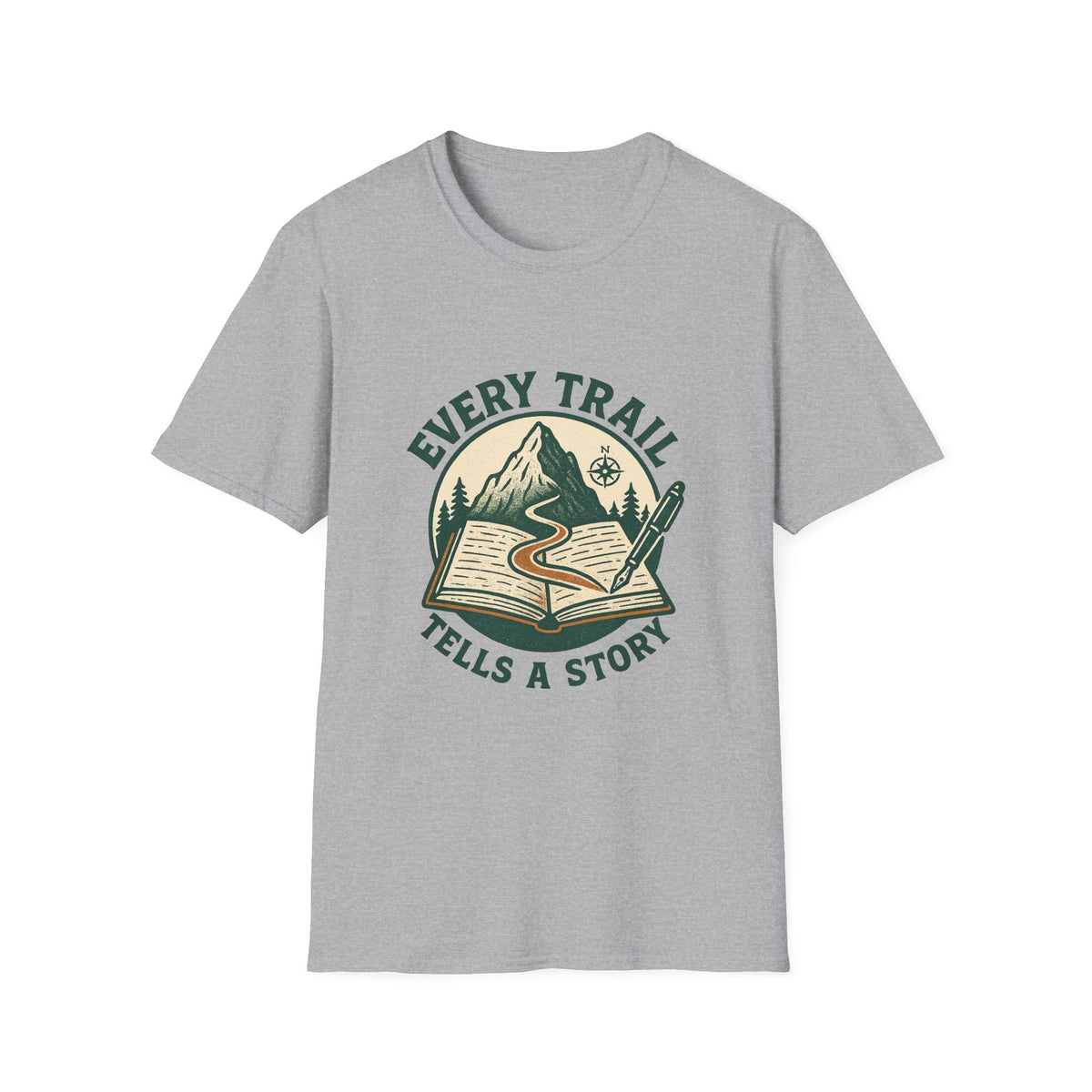 Every Trail Tells a Story T-Shirt | Hiking Mountain Adventure Tee | SummitPine